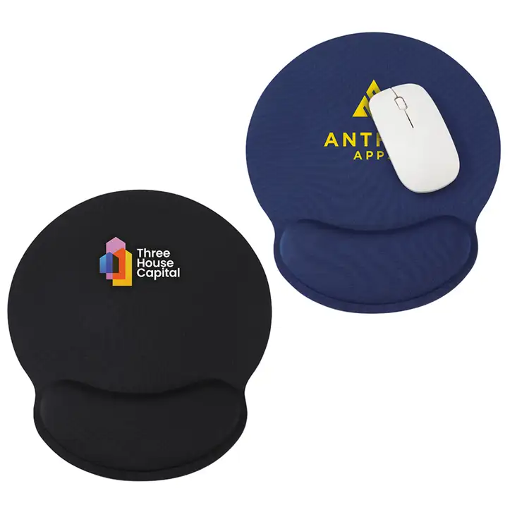 Tapis de souris antidérapant Crest avec repose-poignet en mousse