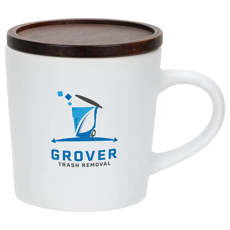 Circo 16 oz Ceramic Mug with Wooden Lid #5