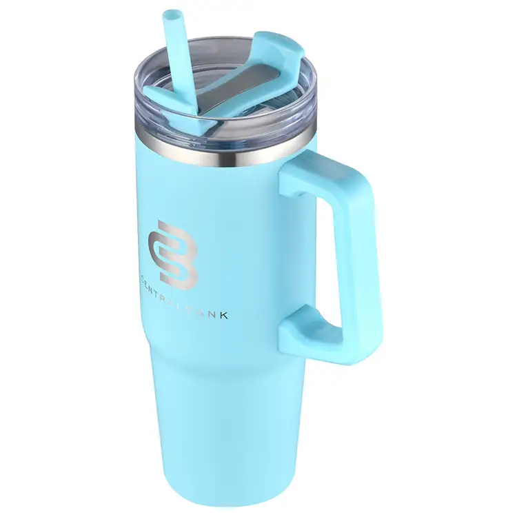 Milo 30 oz Vacuum Insulated Stainless Steel Mug with Straw #5