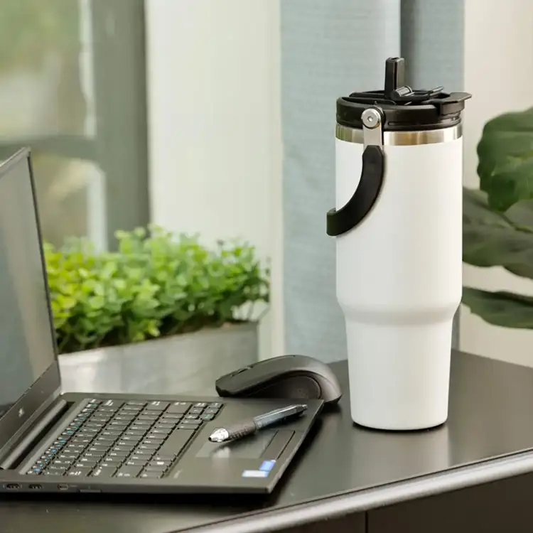 Gobelet de voyage SENSO Venture isolé sous vide en acier inoxydable DuoFlow 40 oz #8