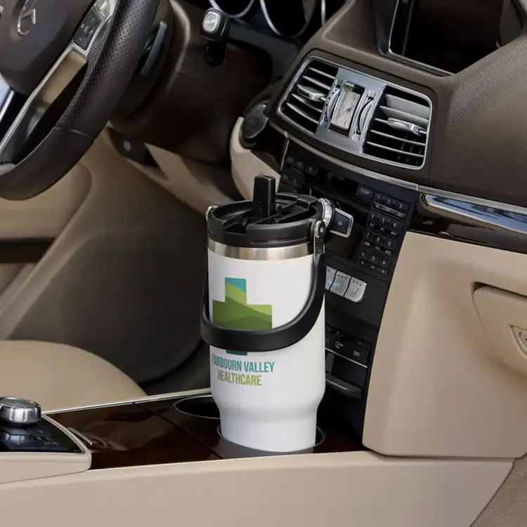 Gobelet de voyage SENSO Venture isolé sous vide en acier inoxydable DuoFlow 40 oz #9