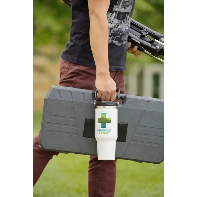 Gobelet de voyage SENSO Venture isolé sous vide en acier inoxydable DuoFlow 40 oz #11