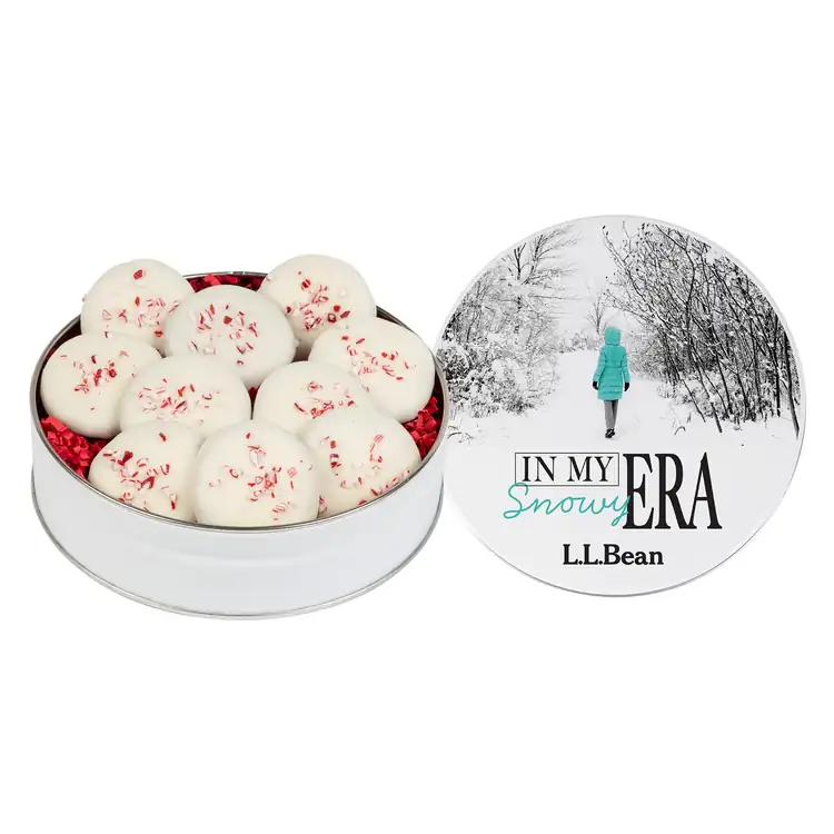 10 Peppermint Cookies in Small Gift Tin #2