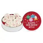 10 Peppermint Cookies in Small Gift Tin