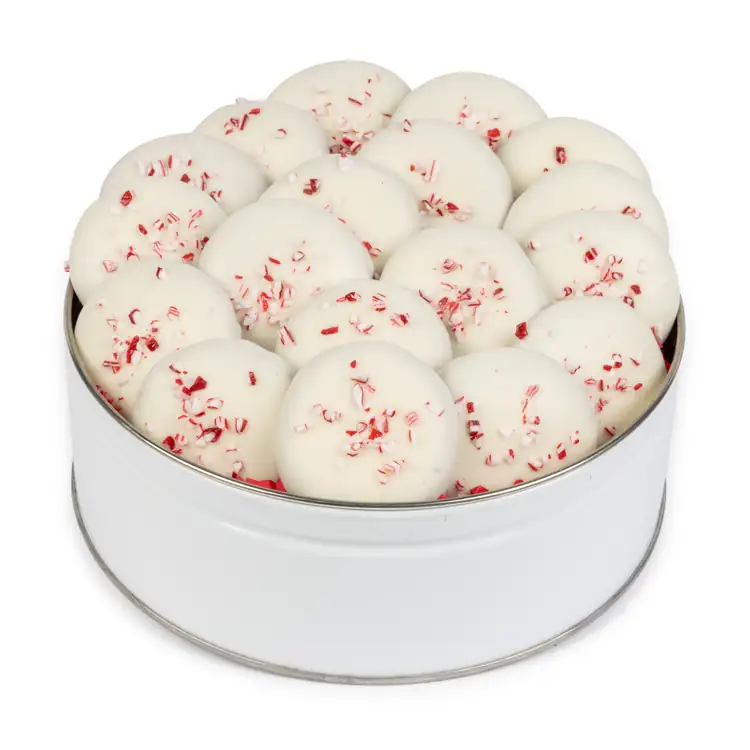 18 Peppermint Cookies in Medium Gift Tin #4