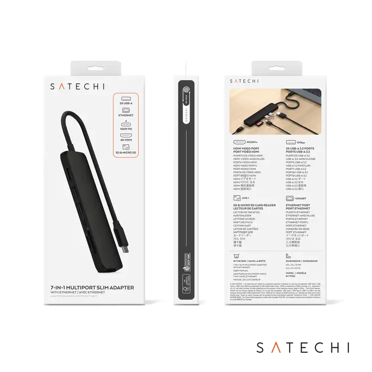 SATECHI Slim 7-in-1 USB-C Multiport Ethernet Adapter #6