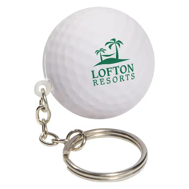 Balle de golf porte-clés anti-stress