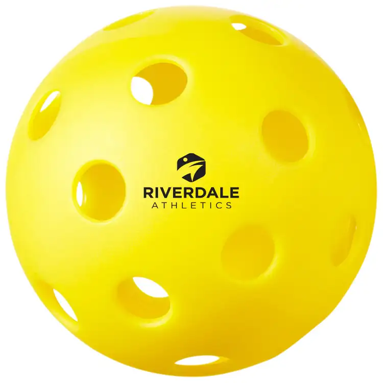 Indoor Pickleball with Aerodynamic Holes