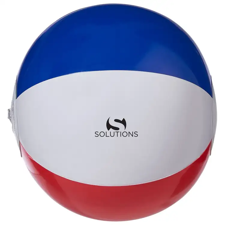 Red White and Blue Inflatable Beach Ball