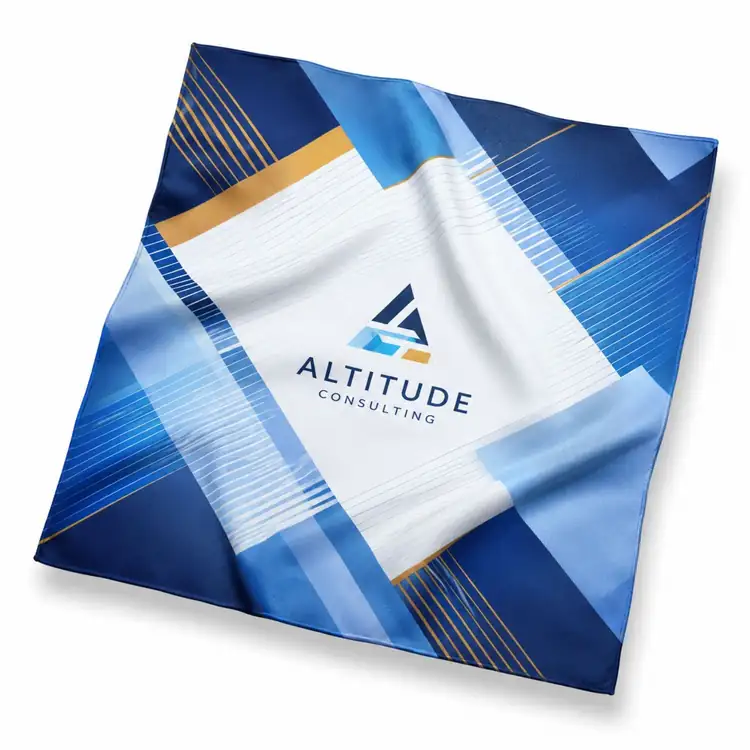 Custom Square Bandana with White Reverse #2