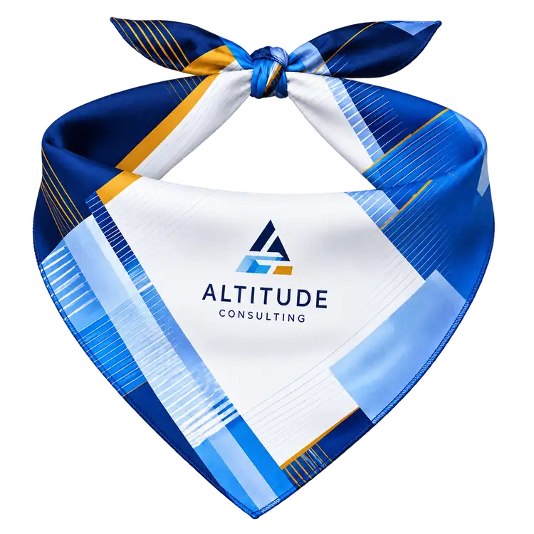 Custom Square Bandana with White Reverse