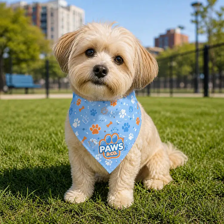 Custom Small Dog Bandana #2