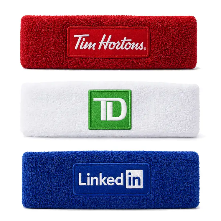 Factory Direct Terry Sweat Headband