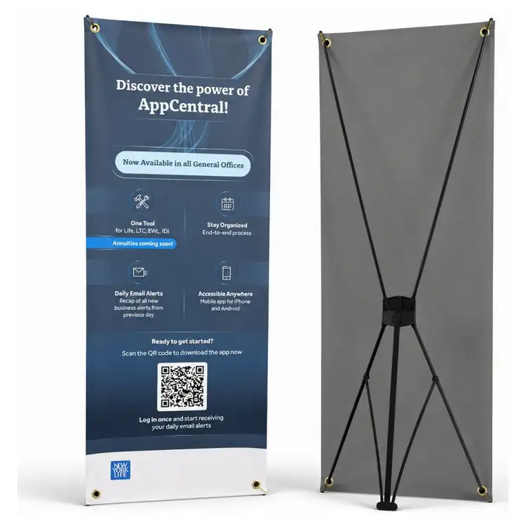 Compact Film Banner with X-Frame Stand #2