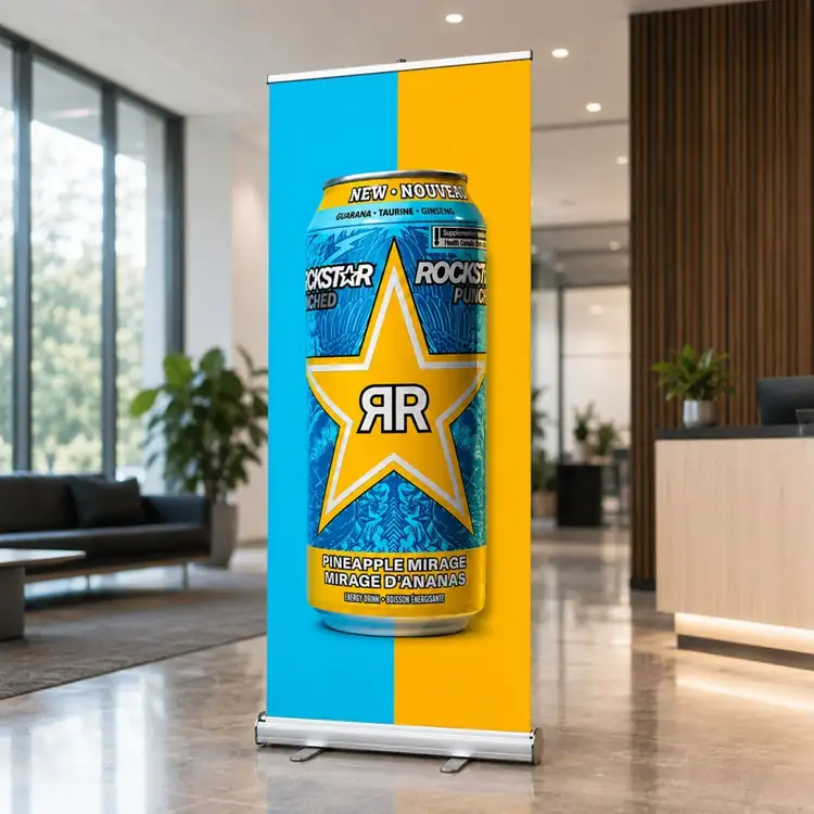Premium Blockout Fabric Retractable Banner #2