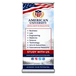Deluxe Wide Base Blockout Fabric Retractable Banner