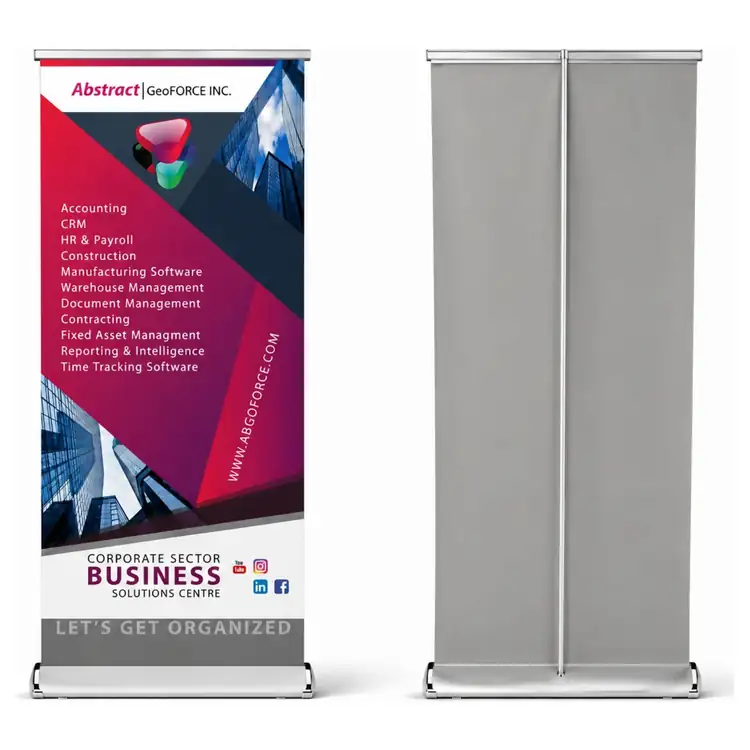Deluxe Wide-Base Film Retractable Banner #3
