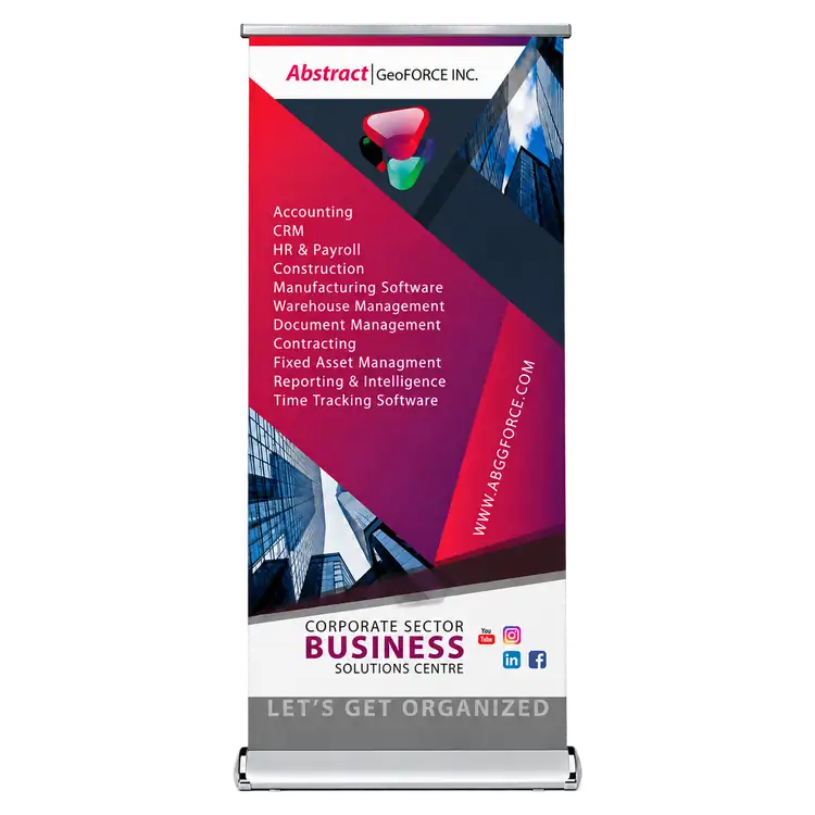 Deluxe Wide-Base Film Retractable Banner