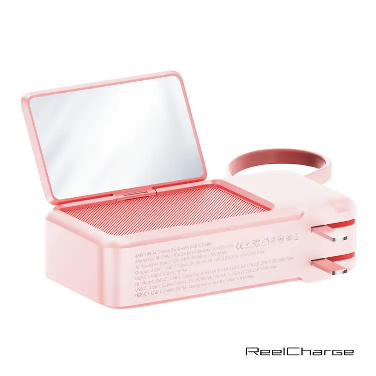 ReelCharge ReFlextion Power Bank 10000 mAh 45W with Mirror #4