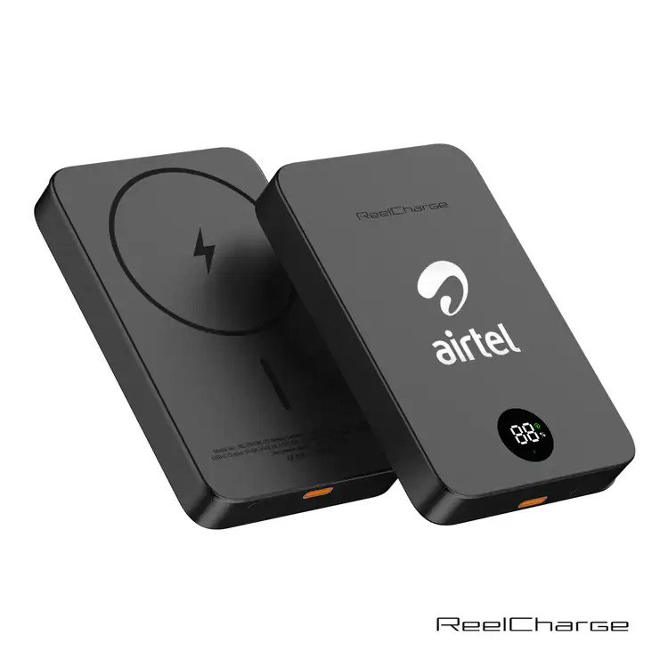 ReelCharge ReelSafe Aluminum Wireless Power Bank 10000 mAh #2