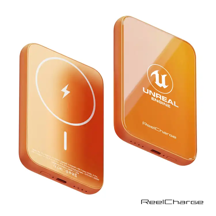 Banque d’alimentation sans fil ReelCharge ReelSafe 5000 mAh en verre et aluminium #3