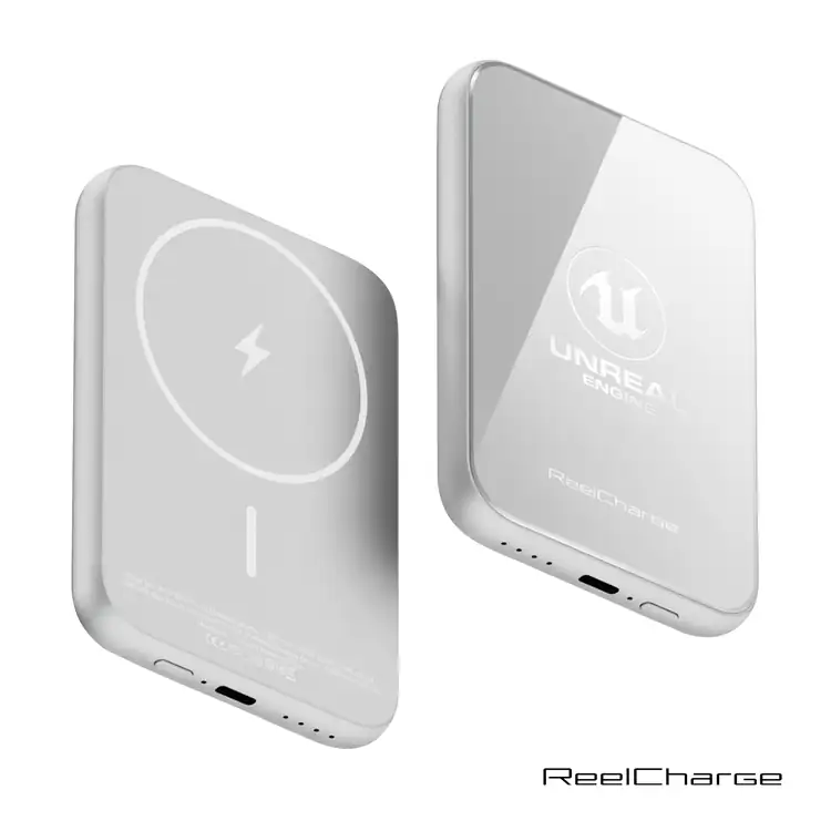 Banque d’alimentation sans fil ReelCharge ReelSafe 5000 mAh en verre et aluminium #4