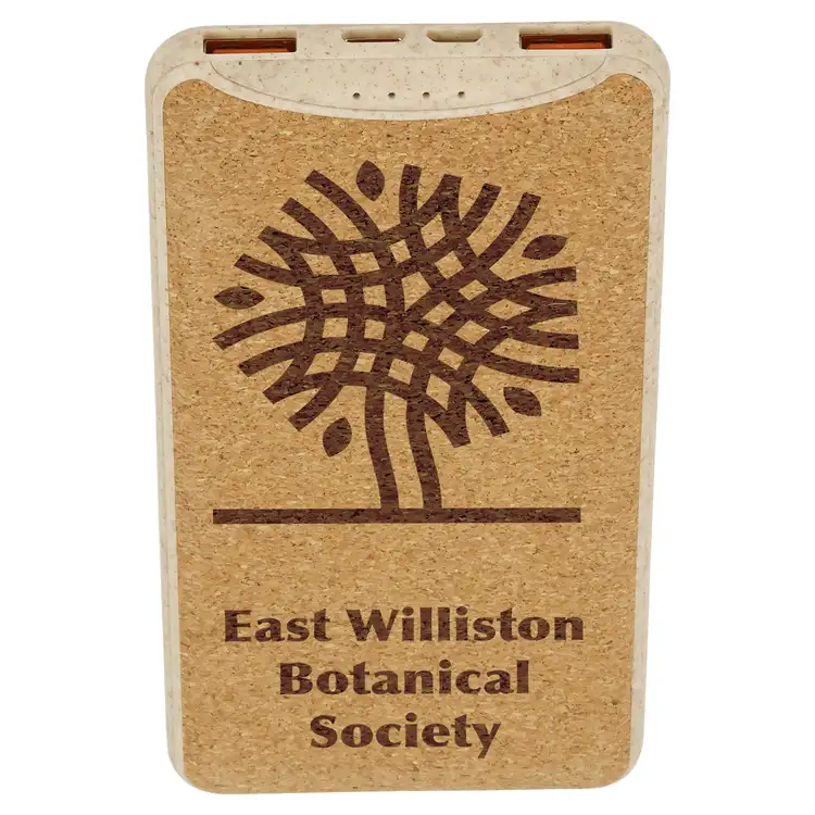 EarthTrendz Wheat Straw and Cork 8000 mAh Power Bank #2