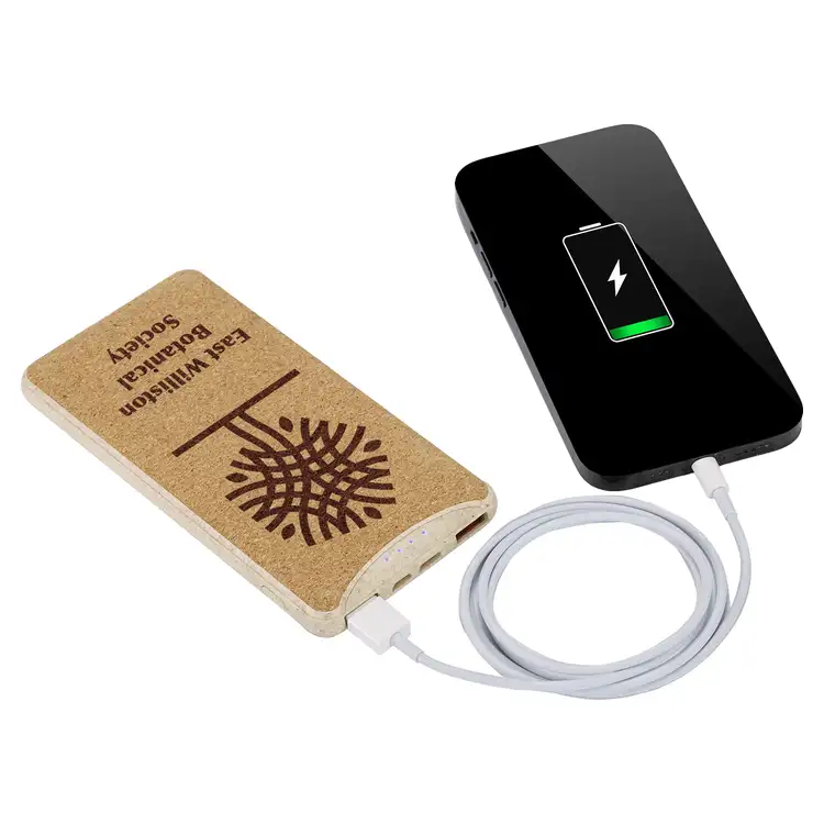 EarthTrendz Wheat Straw and Cork 8000 mAh Power Bank #3