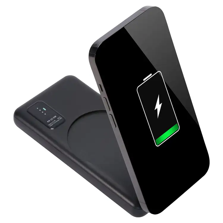 8000 mAh Wireless Power Bank with Stand #3