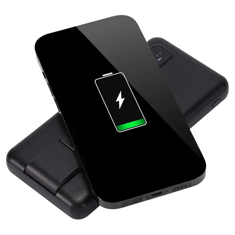 8000 mAh Wireless Power Bank with Stand #5