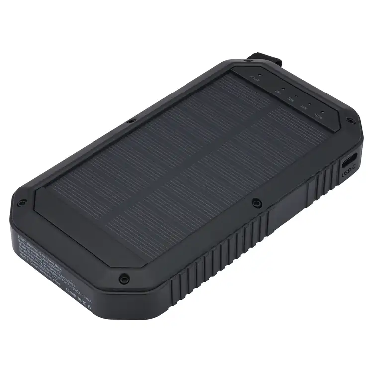 Solar 8000 mAh Power Bank with LED Light Panel #2