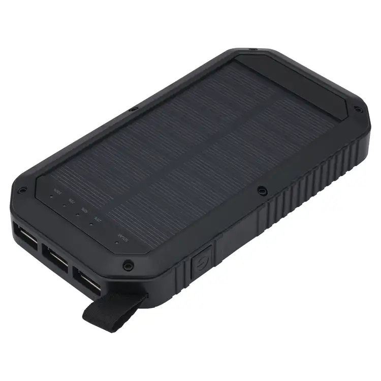 Solar 8000 mAh Power Bank with LED Light Panel #3