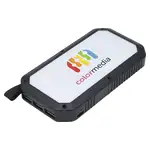 Banque de puissance solaire avec panneau DEL 8000 mAh
