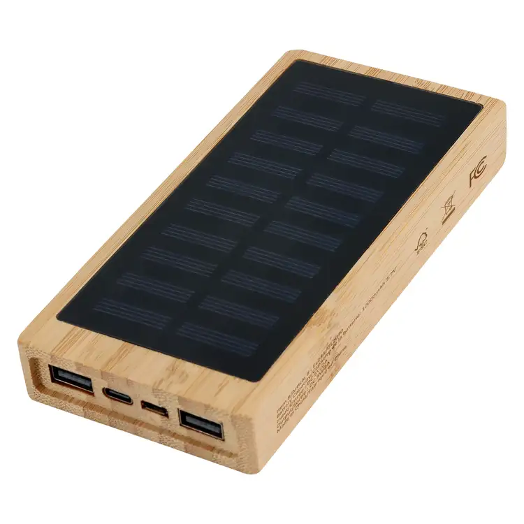 Bamboo Solar and Wireless 10000 mAh Power Bank #2