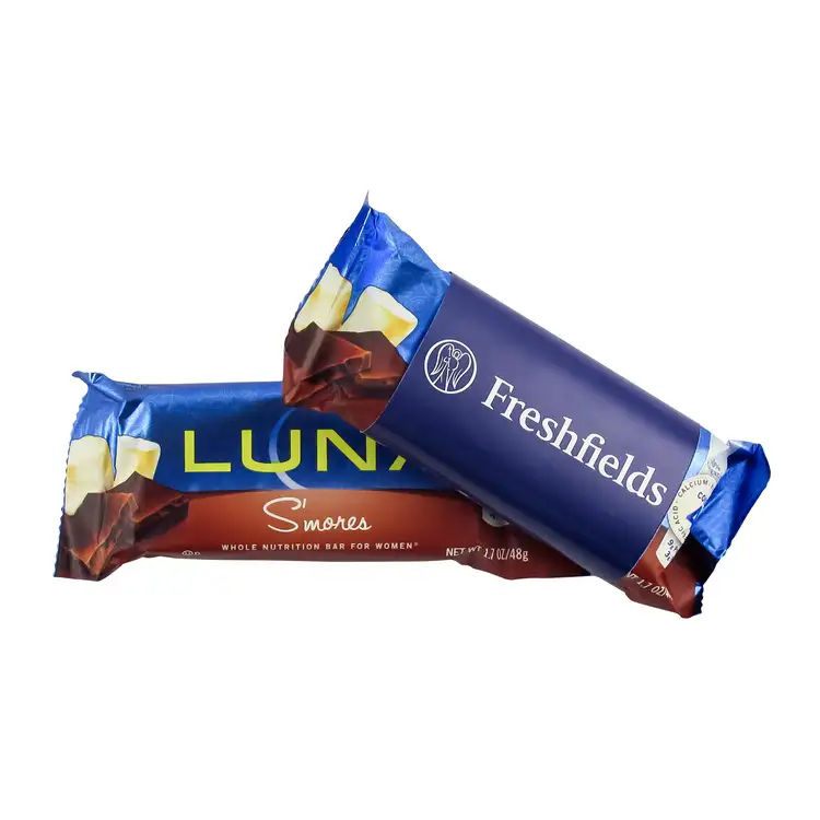 LUNA Nutz Over Chocolate Bar with Custom Wrapper