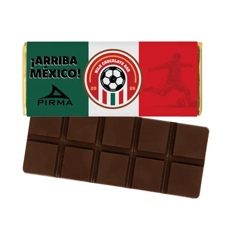 Soccer Wrapped Chocolate Bar 1.75 oz