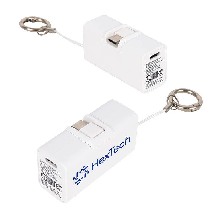 Bijou 1200mAh UL Listed Power Bank with USB-C Tip & Keyring #6