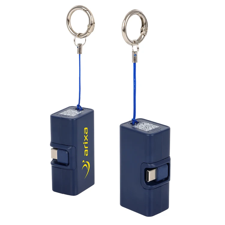 Bijou 1200mAh UL Listed Power Bank with USB-C Tip & Keyring #8