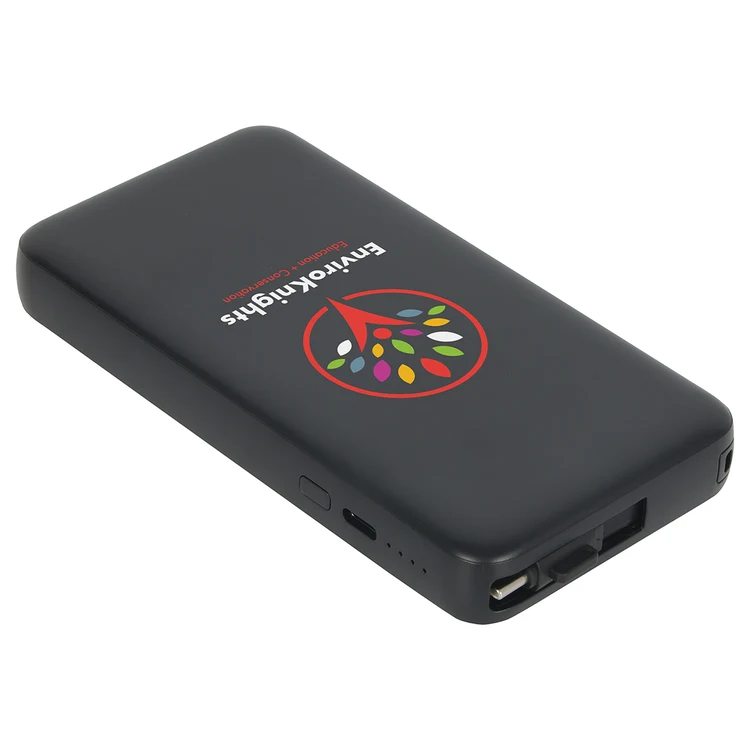 Cavalier 10000mAh 20W PD UL Listed Power Bank with Retractable Charging Cable #2