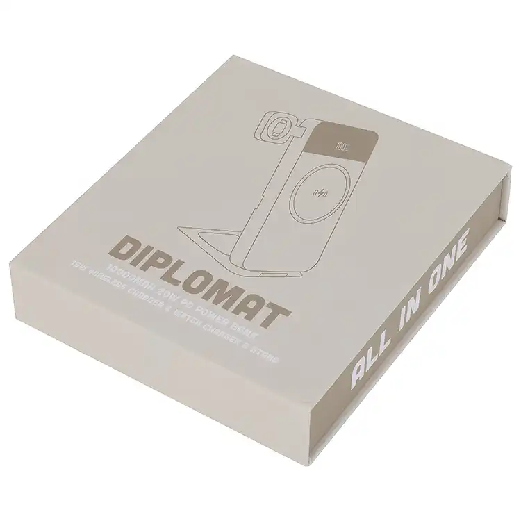 Batterie externe Diplomat 10 000 mAh 20 W PD avec chargeur sans fil 15 W, chargeur de montre et support #6