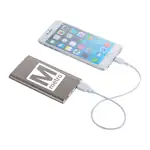Batterie externe Sleek en aluminium à double sortie