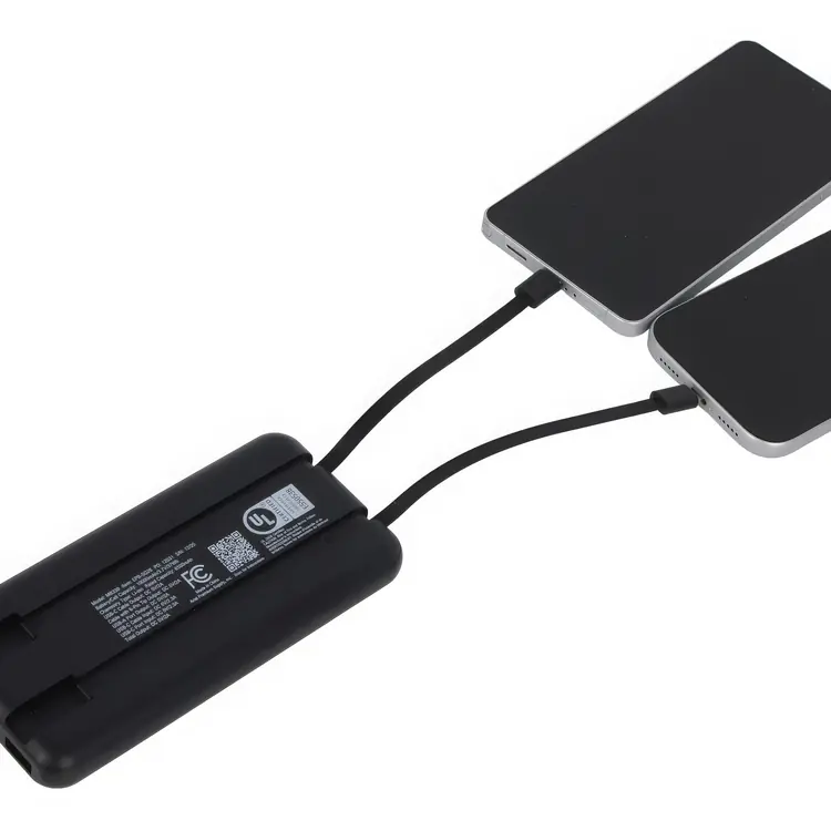 Squire 10000mAh UL Listed Power Bank with Built-In Charging Cables #4