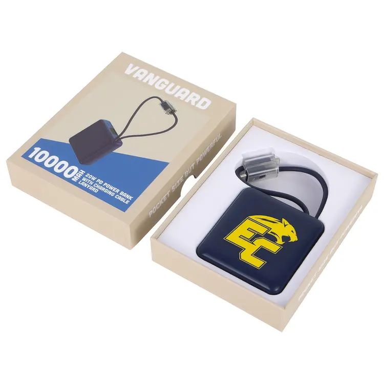 Vanguard 10000mAh 20W PD Power Bank with Charging Cable Lanyard #7