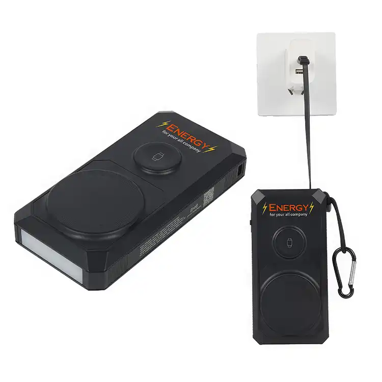 Batterie externe magnétique sans fil Array 15 000 mAh 20 W avec panneau solaire, chargeur de montre et câble rétractable #2