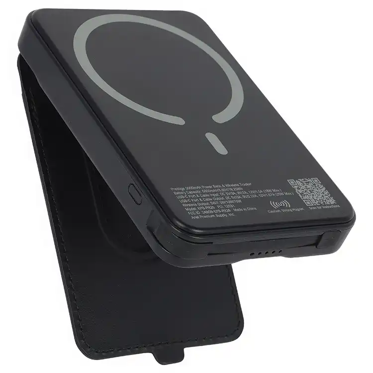 Prestige 5000mAh 20W Magnetic Wireless Power Bank with Card Holder and Find My Tracker #4