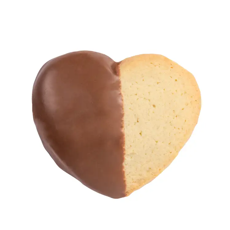 Chocolate Dipped Heart Butter Cookie #2