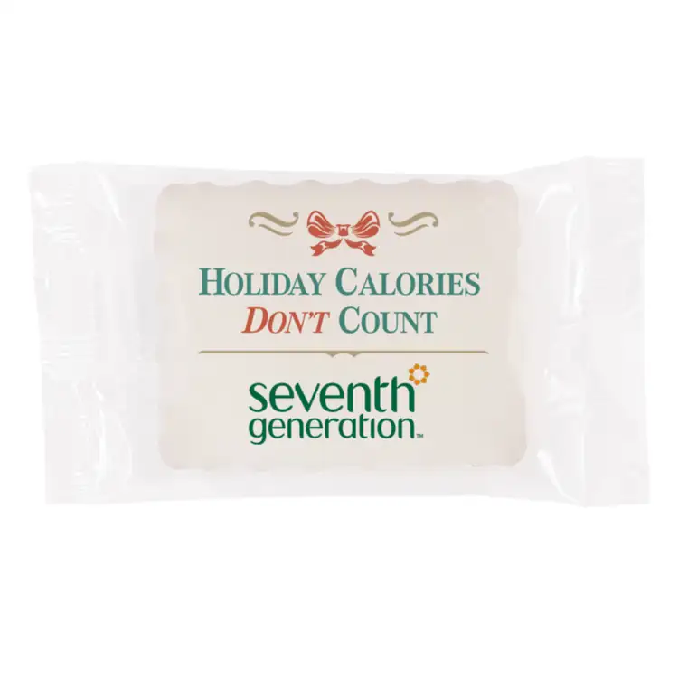 Biscuit glacé rectangulaire avec logo comestible #2
