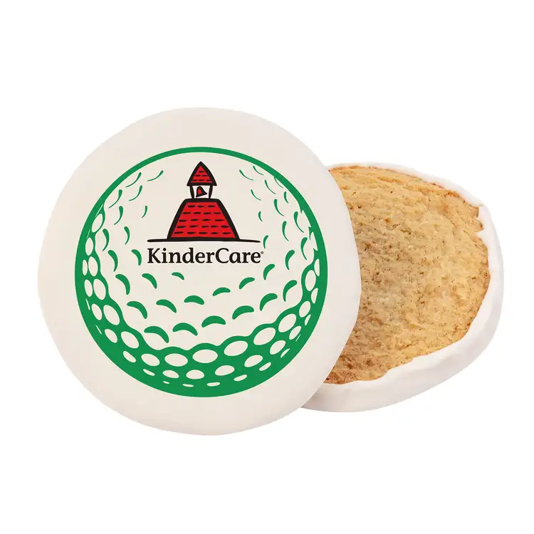 Golf - 3" Iced Full Color Vanilla Cookie- Circle #2