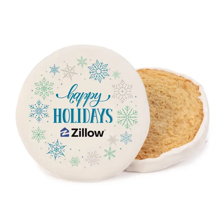 3" Iced Full Color Vanilla Cookie- Circle #3