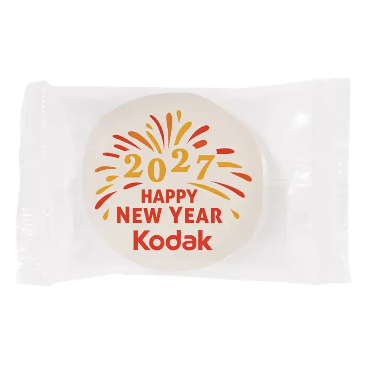 Round Iced Cookie with Edible Logo #3
